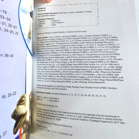 Lot of 2 Rigby Literacy by Design Level Grade 5 Fluency Reading Level U NEW - Picture 9 of 11